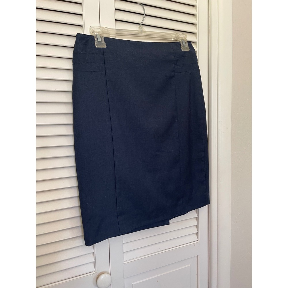 The Limited Collection Navy Blue Pencil Skirt Size 2 Office Siren